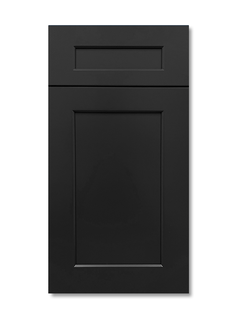 Shaker Black cabinet door