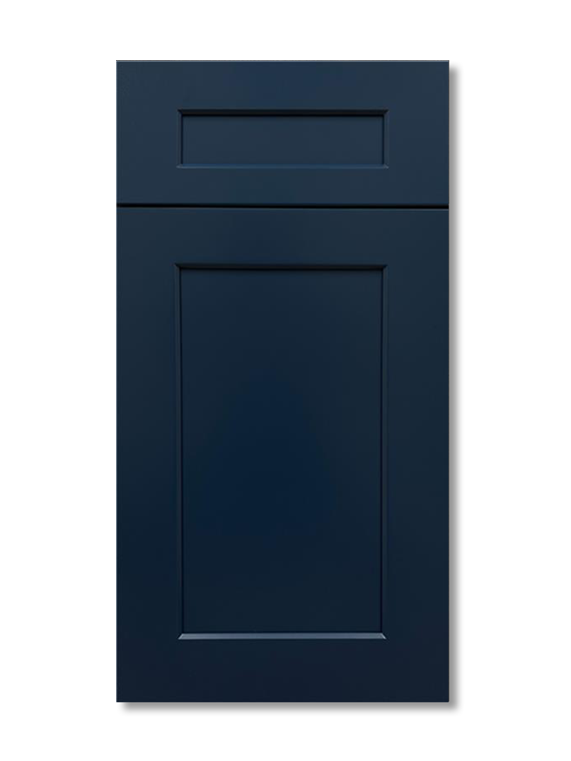 Shaker Navy cabinet door